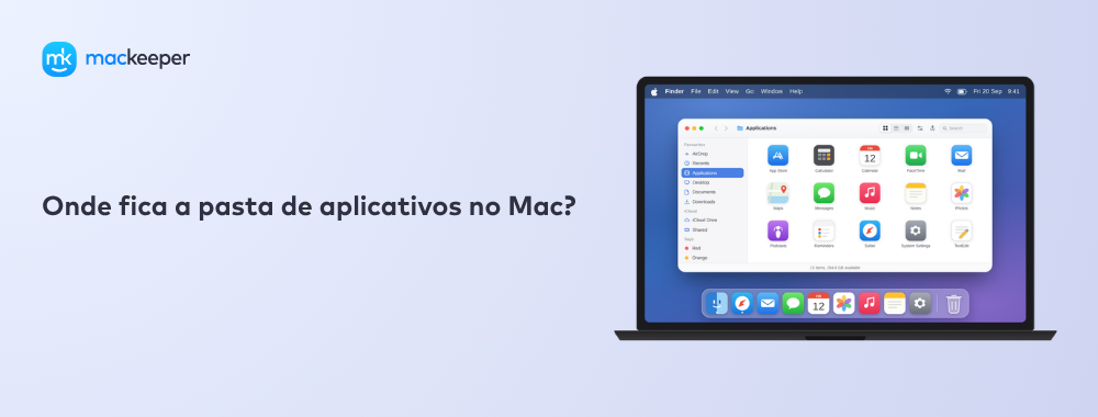 Onde fica a pasta de aplicativos no Mac?
