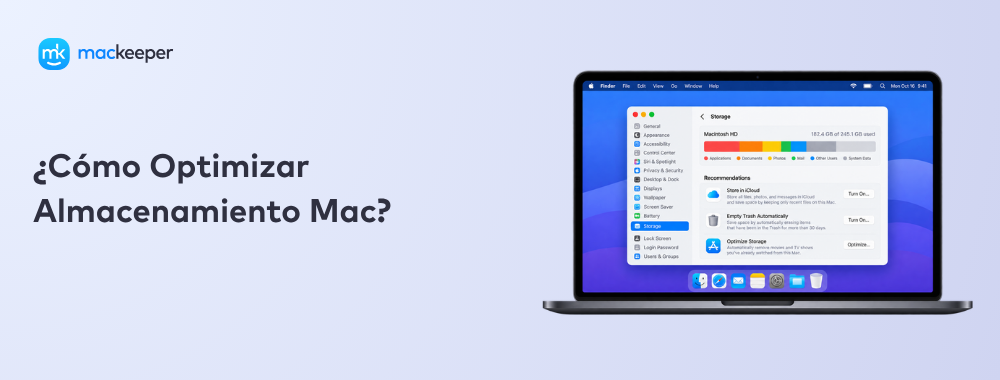 ¿Cómo Optimizar Almacenamiento Mac?