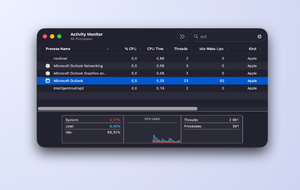 Outlook High CPU Usage on Mac