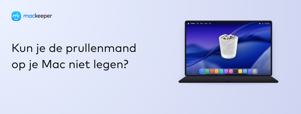 Kun je de prullenmand op je Mac niet legen? Zo los je het op