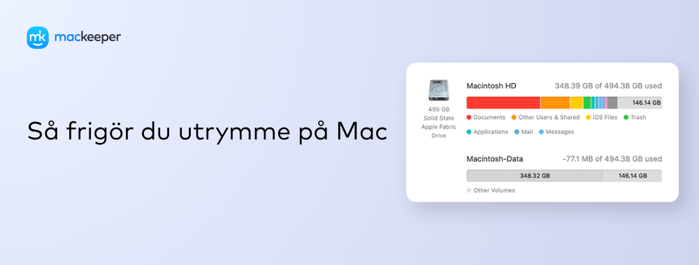 Så frigör du utrymme på Mac