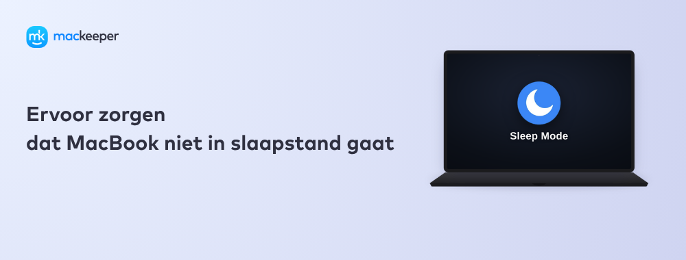 Ervoor zorgen dat MacBook niet in slaapstand gaat