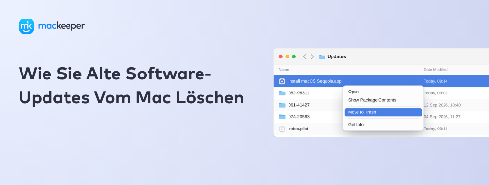 Wie Sie Alte Software-Updates Vom Mac Löschen