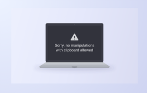 Sorry, No Manipulations with Clipboard Allowed