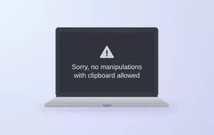 Sorry, No Manipulations with Clipboard Allowed