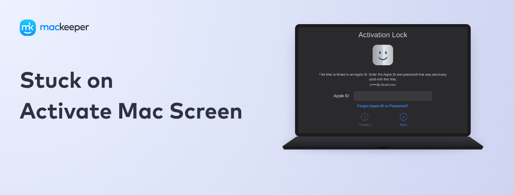Stuck on Activate Mac Screen