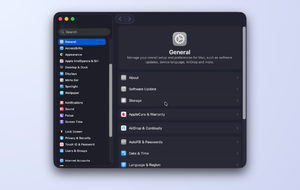 System Settings on Mac