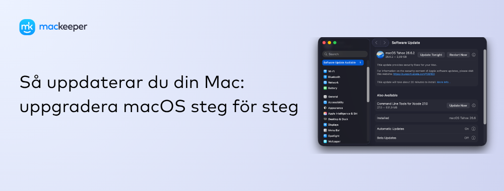 Så uppdaterar du din Mac: uppgradera macOS steg för steg