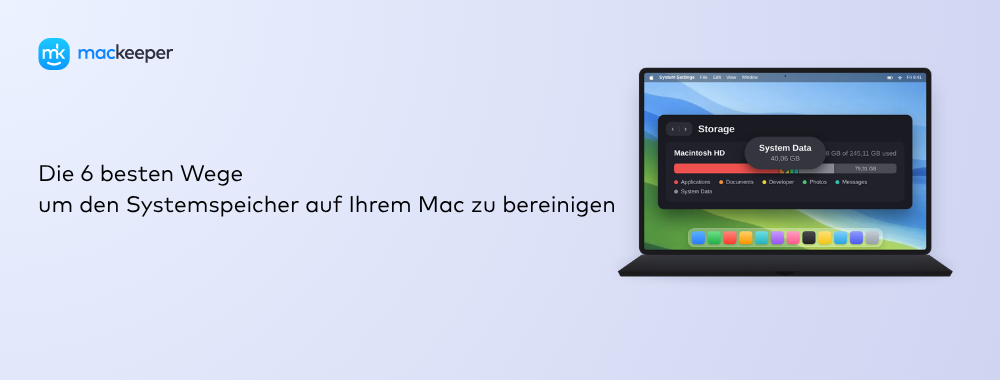 Die 6 besten Wege um den Systemspeicher auf Ihrem Mac zu bereinigen