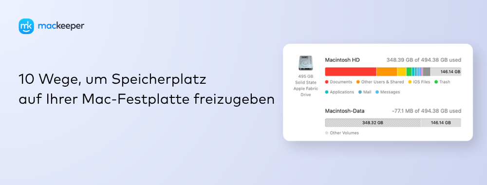 10 Wege, um Speicherplatz auf Ihrer Mac-Festplatte freizugeben