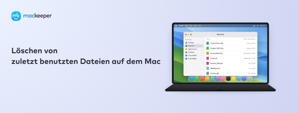 Löschen von zuletzt benutzten Dateien auf dem Mac