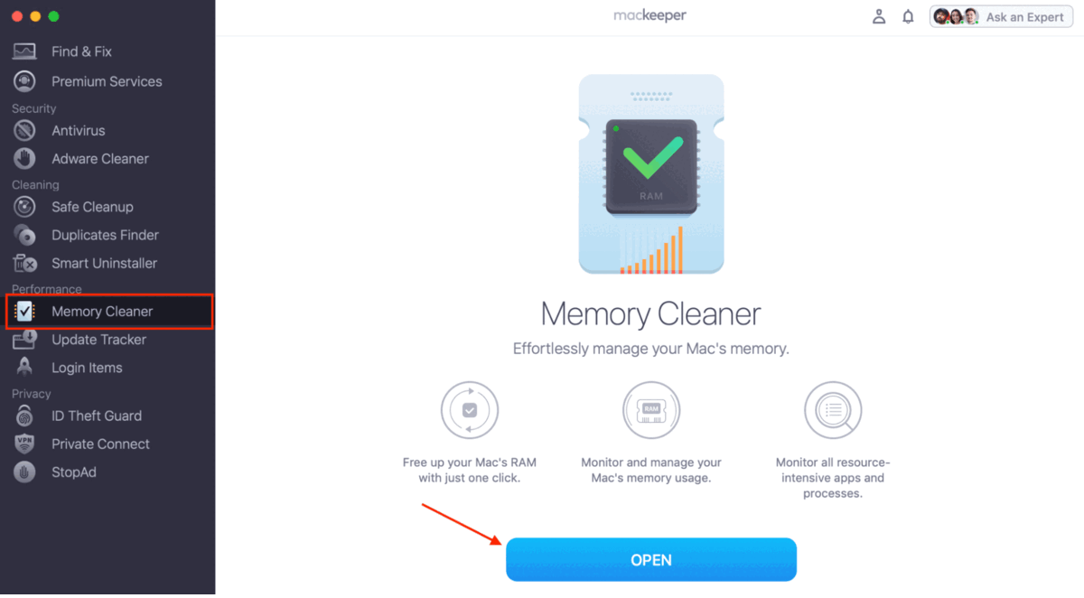 how-to-use-mackeeper-s-memory-cleaner-feature