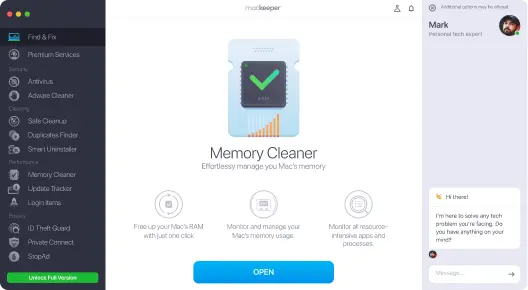 Memory Cleaner App for Mac | MacKeeper