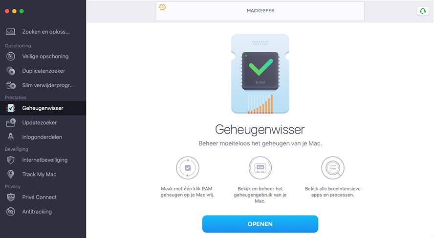mackeeper memory cleaner